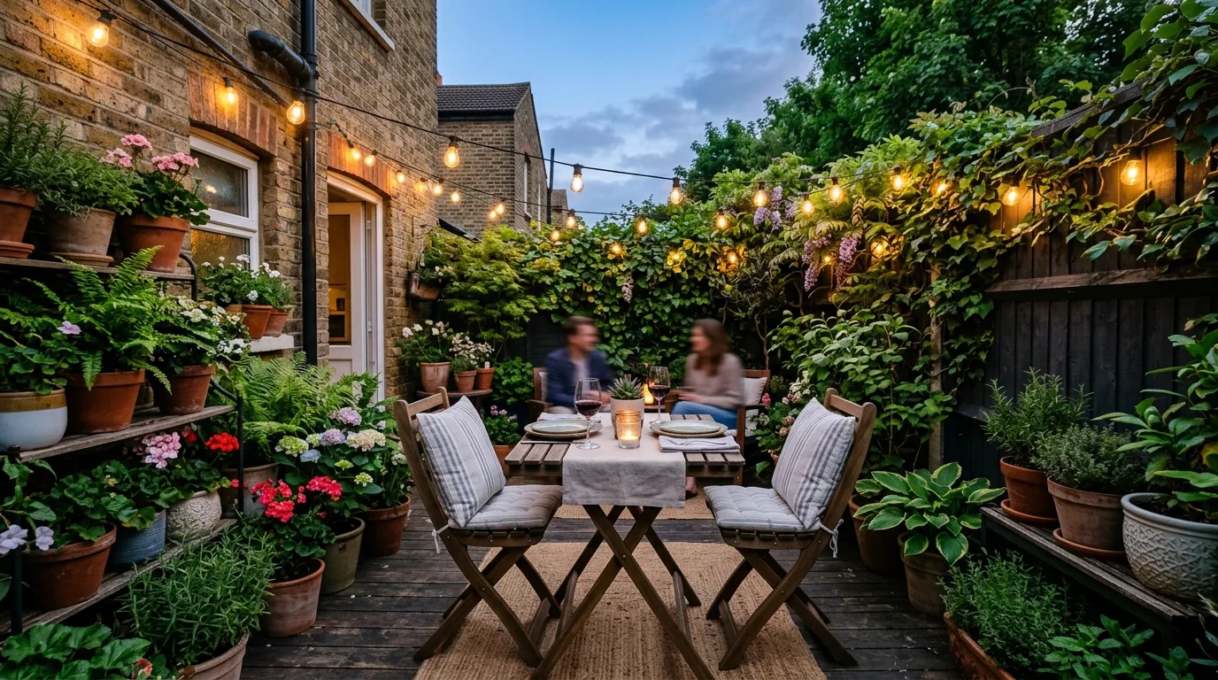 Vertical Tiny Yard Garden